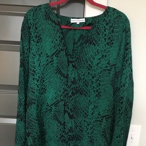 Karina Grimaldi snake print blouse